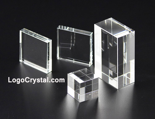 Varios K9 espacios en blanco cristalinos, espacios en blanco de cristal óptico