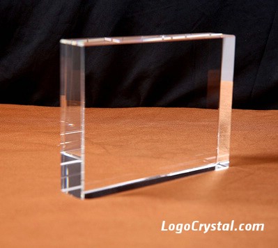 17cm x 12cm x 3.5cm (6.75 pulgadas) Rectángulo en forma de placa de cristal óptico K9, disponible para una variedad de tamaños. 