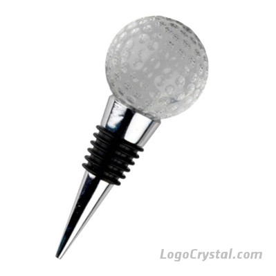 crystal golf wine bottle stopper
